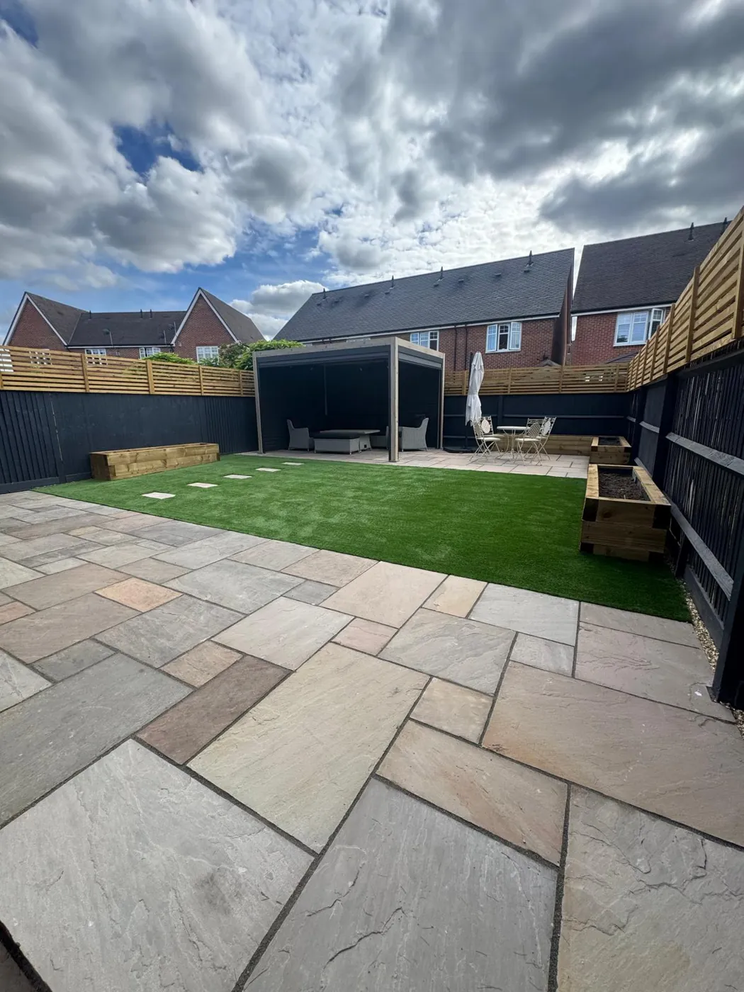 Complete garden transformation by Spruce Brothers in Fleet, Hampshire
